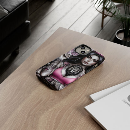 Queen of the Jungle – Regal Tattooed Goddess Mobile Cover