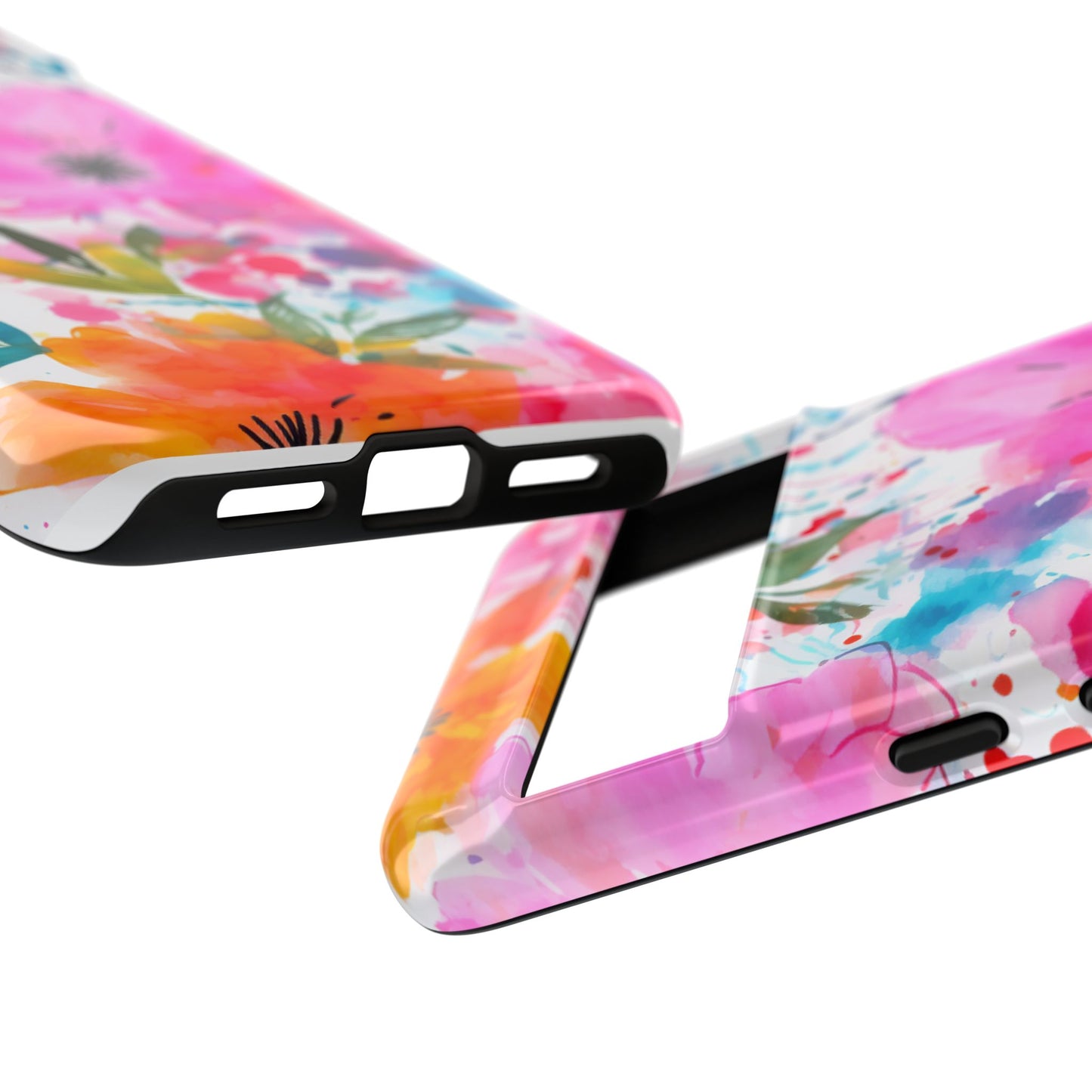 Vibrant Watercolor Floral Phone Case – Artistic & Colorful Design