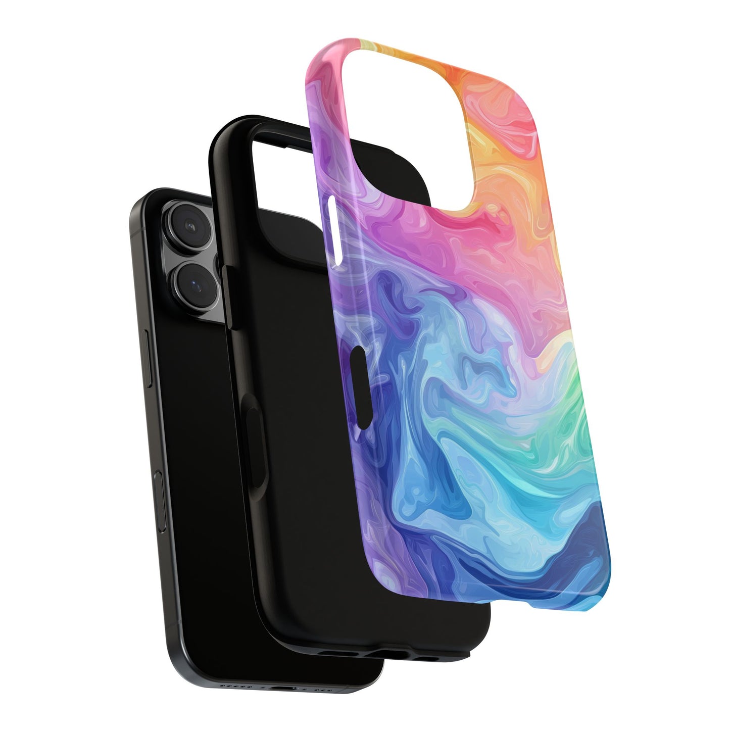Prism Swirl Watercolor Phone Case for iPhone, google Pixel & Samsung