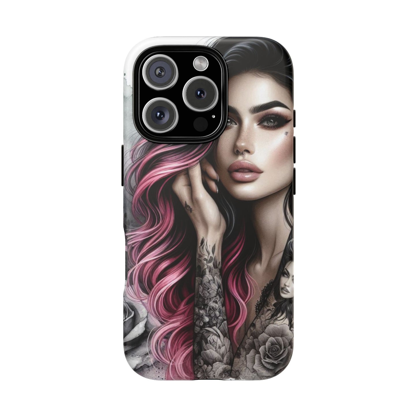 Tattooed Elegance – Gothic Art Mobile Cover