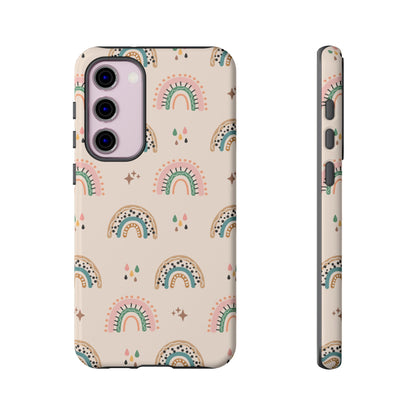 Retro Rainbow Phone Case – Vintage Aesthetic Cover for iPhone, Samsung & Google Pixel
