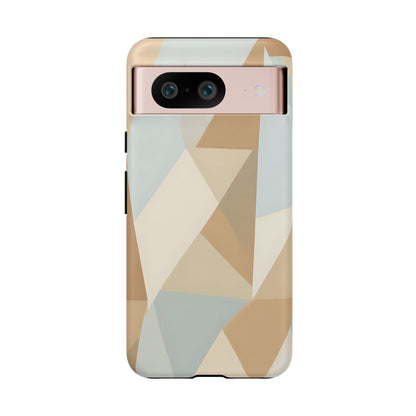 Neutral Geometrical Triangular Abstract Pattern