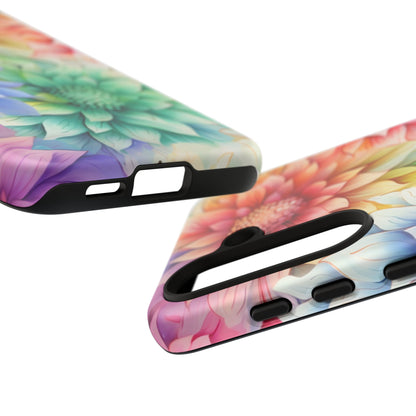Rainbow Bloom Mandala Floral Mobile Case
