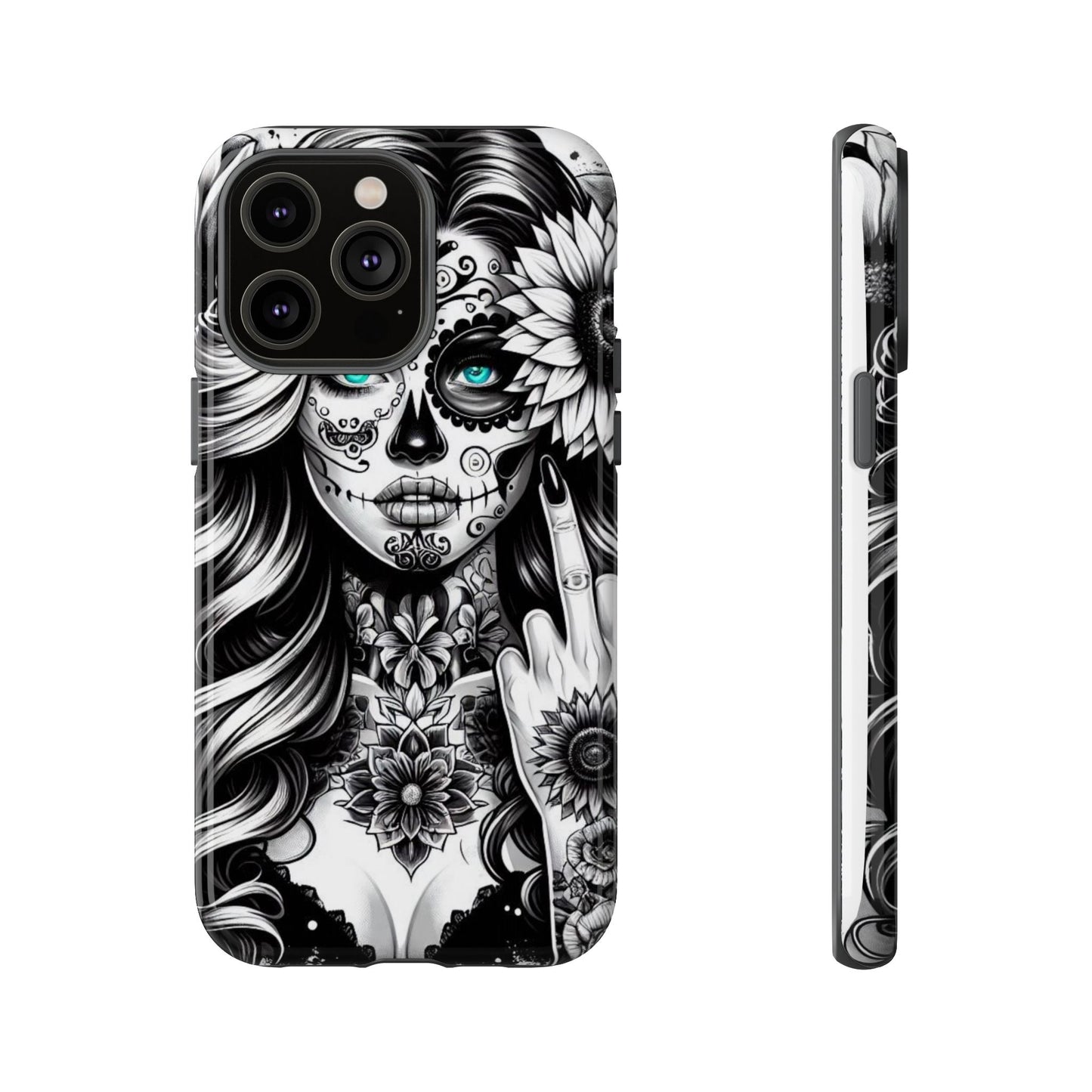 La Rebel – Day of the Dead Gothic Attitude Mobile Cover