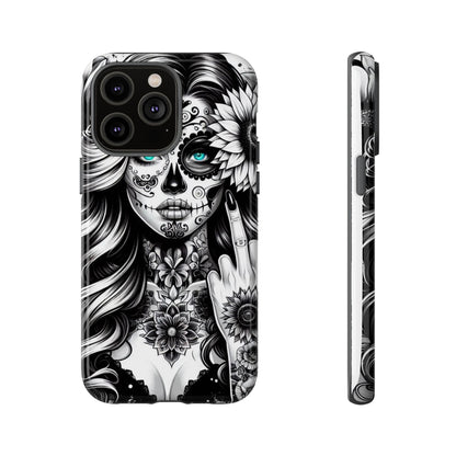 La Rebel – Day of the Dead Gothic Attitude Mobile Cover