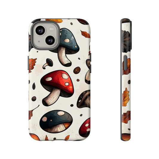 Midnight Mushrooms – Cottagecore Forest Phone Case for iPhone, google Pixel & Samsung
