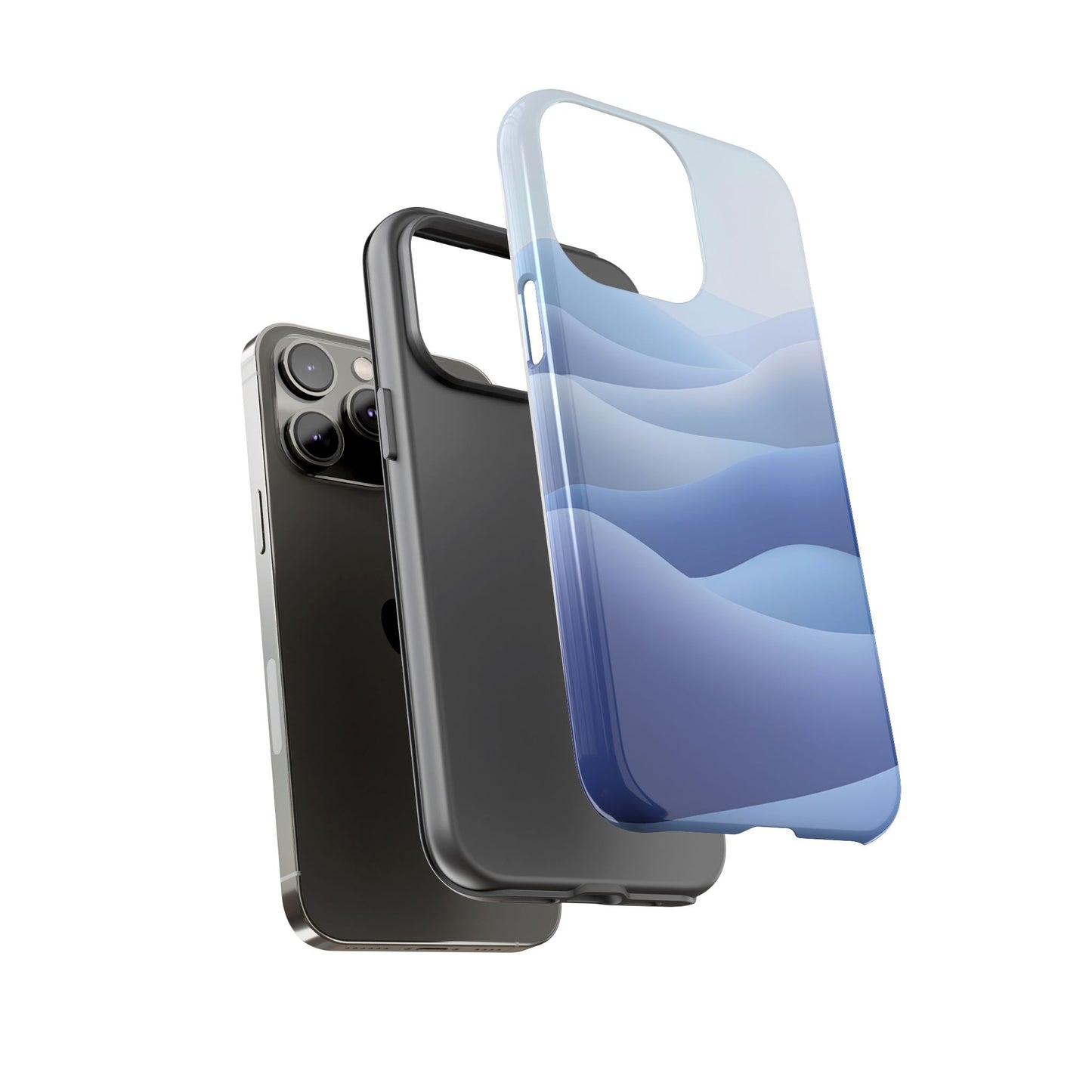 Intricate Abstract Wavy Landscape phone case