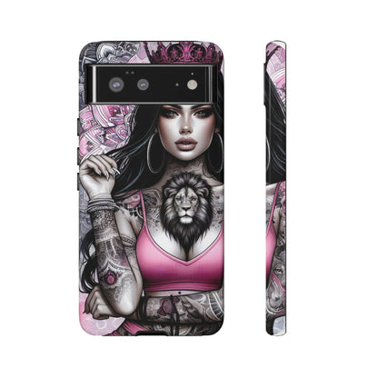 Queen of the Jungle – Regal Tattooed Goddess Mobile Cover
