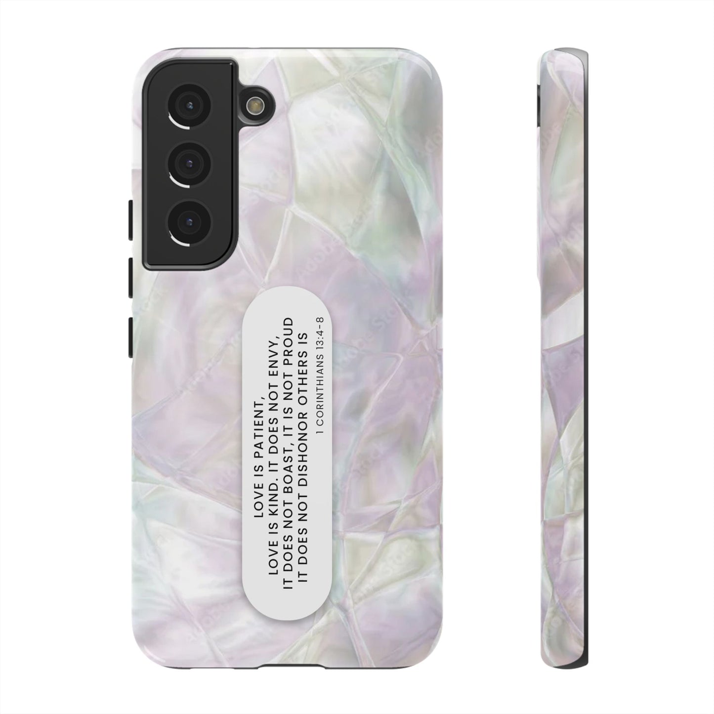 Customized Bible Verse Phone Case – Custom Christian Scripture Cover, Crystal Phone Case, Unique Gift for iPhone, Samsung  & Google Pixel – Protective & Stylish Cover"