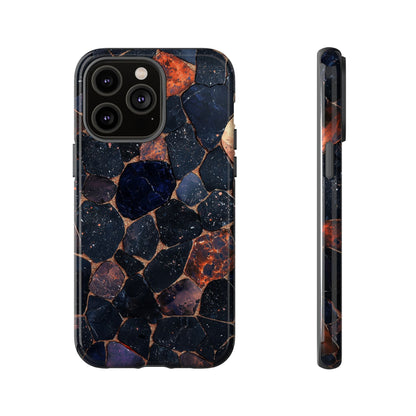 Dark Midnight Terrazzo Phone Case for iPhone, Google Pixel, Samsung