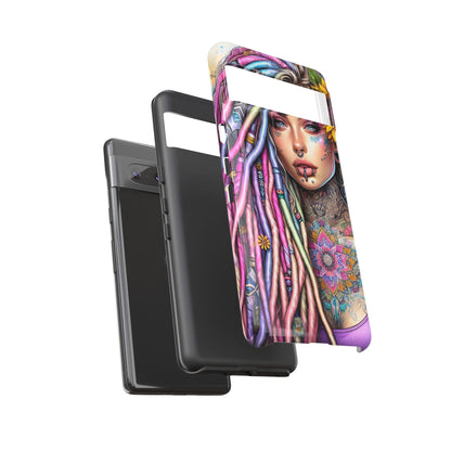 Boho Mandala Goddess – Ethereal Tattoo Art Mobile Cover