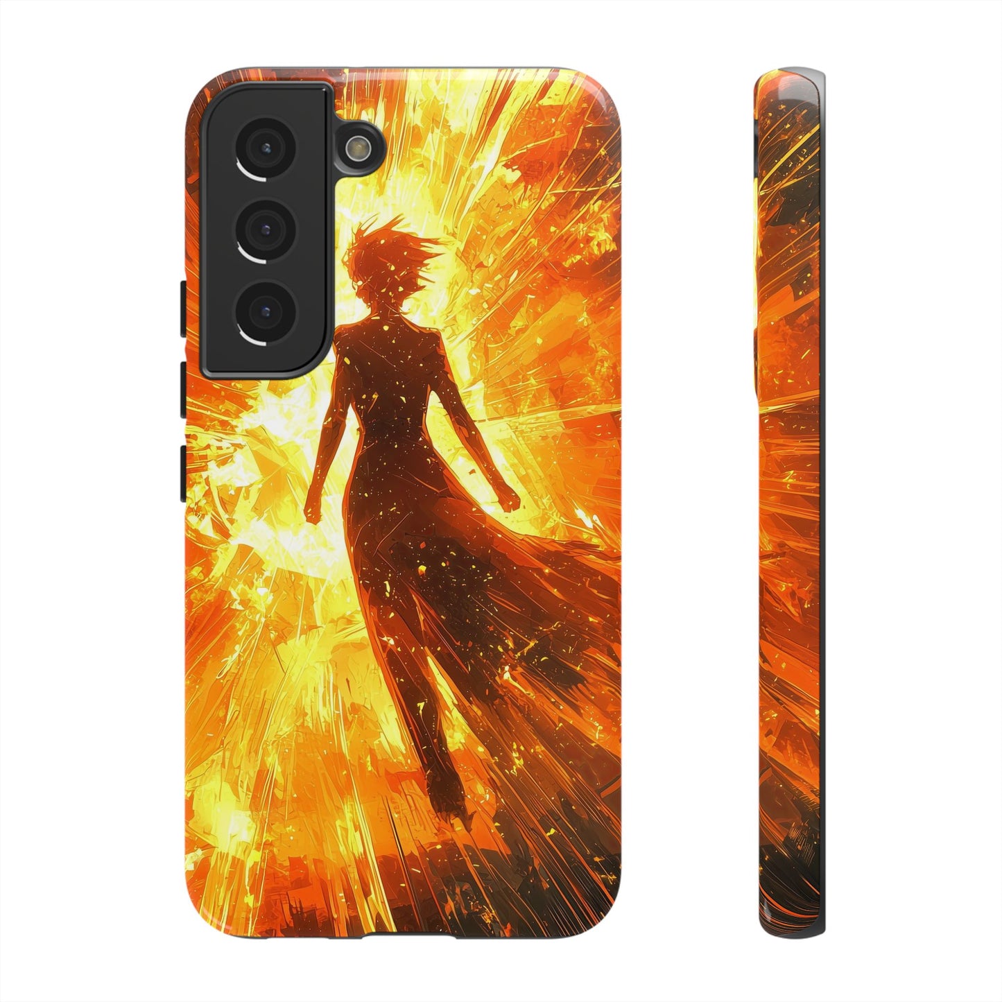 Solar Ascension | Silhouette of Fire Phone Case for iPhone, Samsung & Pixel