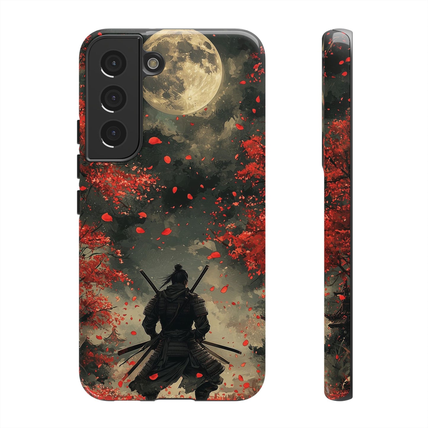 Moonlit Samurai: The Last Stand Phone Case for iPhone, Samsung & Pixel