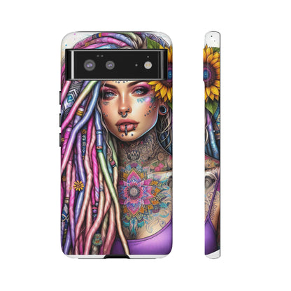 Boho Mandala Goddess – Ethereal Tattoo Art Mobile Cover