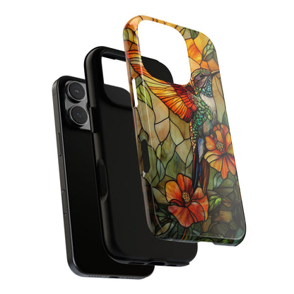 Whispers in Flight – Mosaic Hummingbird Phone Case for iPhone, Samsung & Pixel