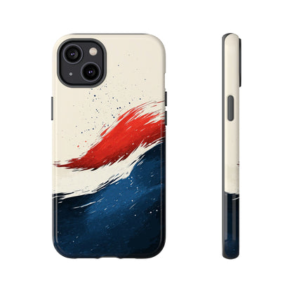 Crimson Tide – Artistic Brushstroke Abstract Case for iPhone, Google Pixel, Samsung