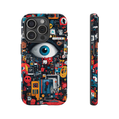 Contemporary Art Phone Case – Basquiat Graffiti Cover - iPhone, Samsung & Google Pixel Cover - Artistic Painting Case,  Art Lover Gift