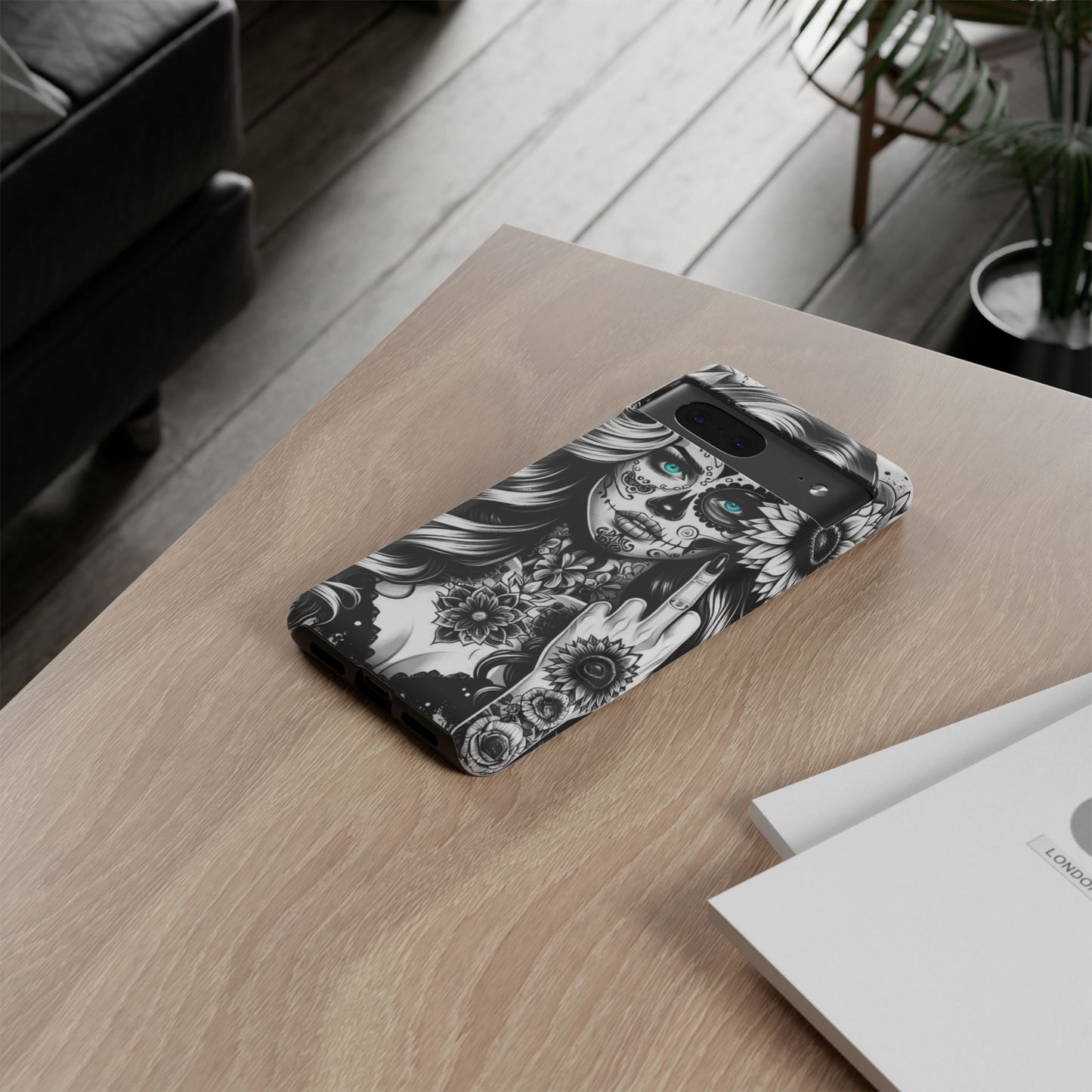 La Rebel – Day of the Dead Gothic Attitude Mobile Cover