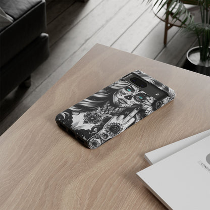 La Rebel – Day of the Dead Gothic Attitude Mobile Cover