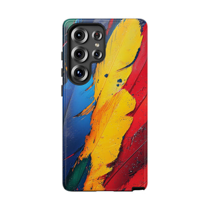 Tropical Macaw Feather Phone Case for iPhone, Samsung & Google Pixel