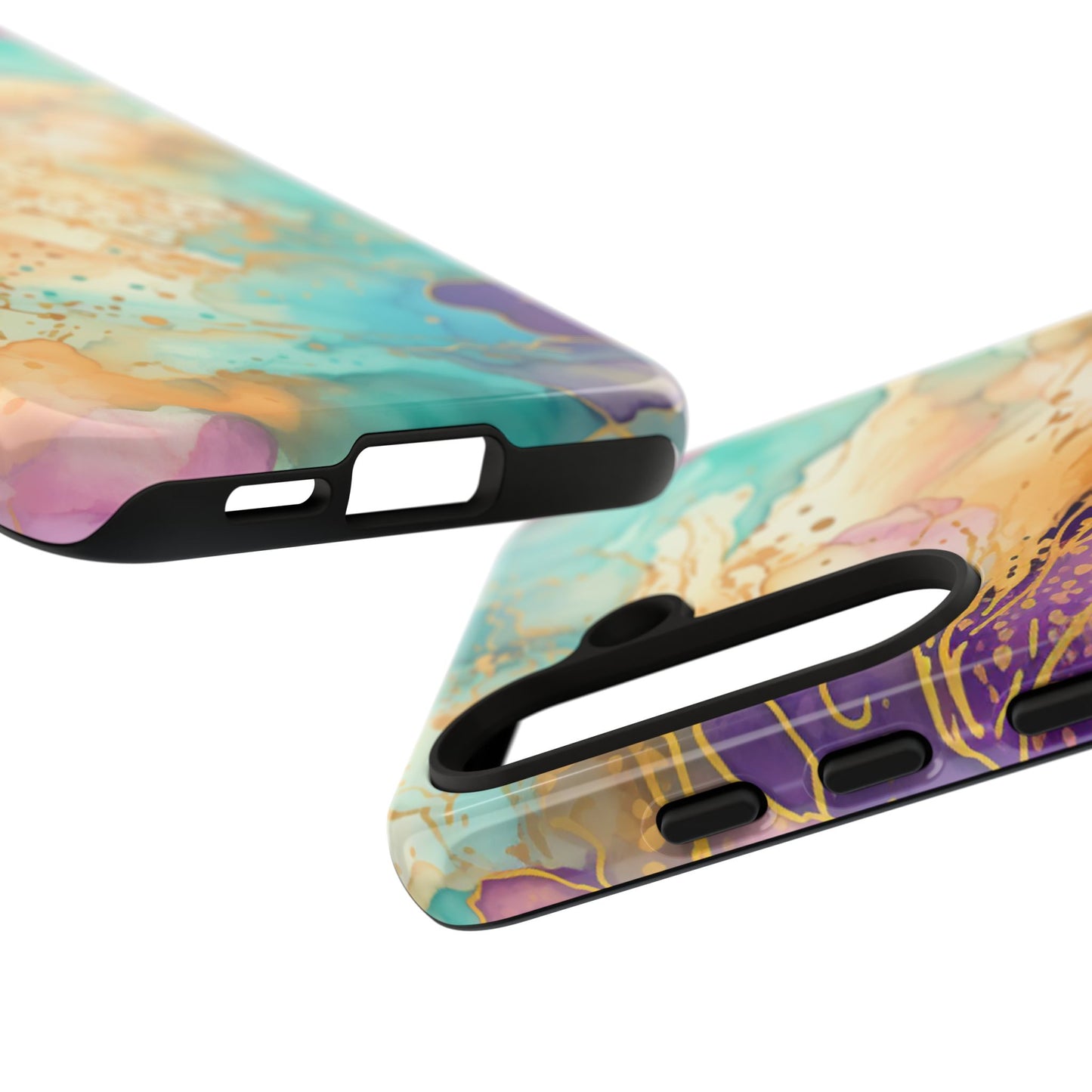 Golden Aura Abstract Watercolor Mobile Case