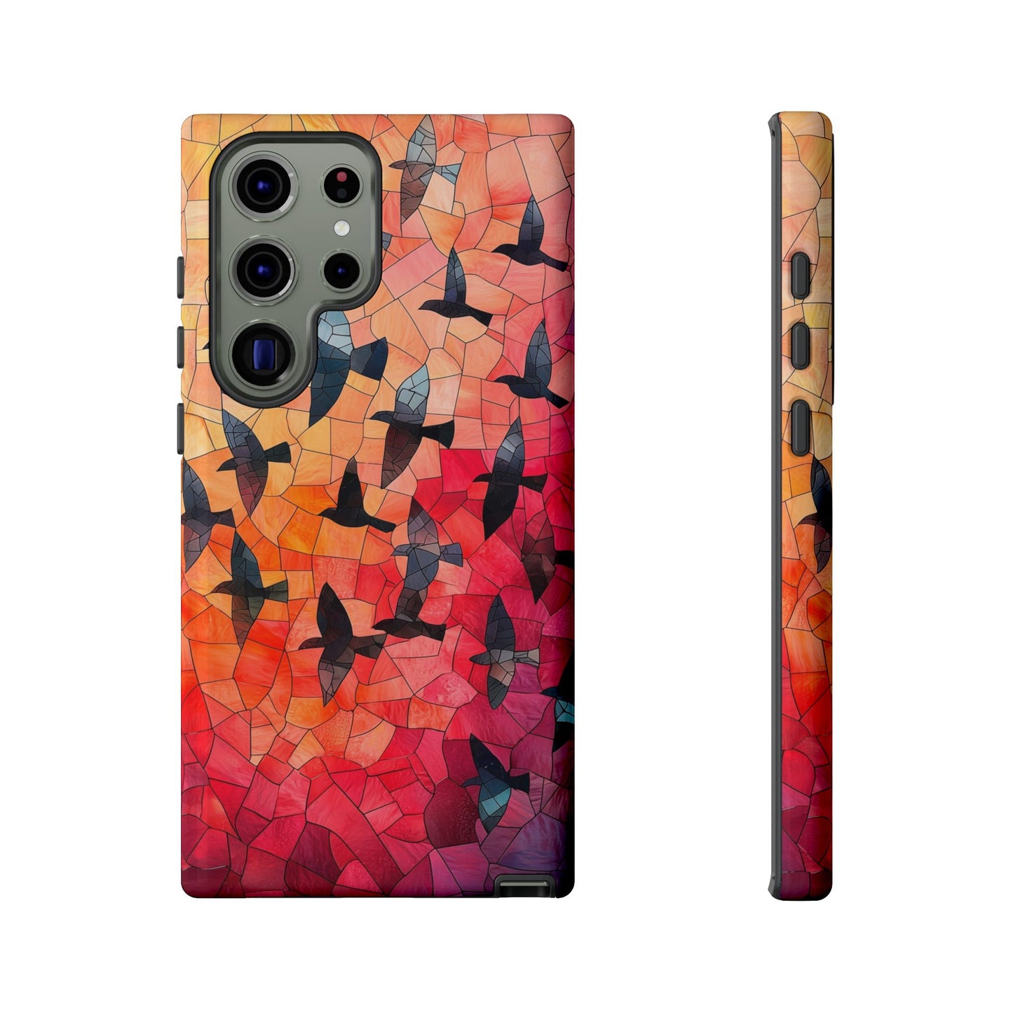 Chorus of Flight – Mosaic Birds Phone Case for iPhone, Samsung & Pixel