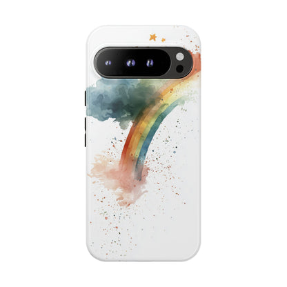 Mystic Splash Rainbow Watercolor Phone Case for iPhone, google Pixel & Samsung