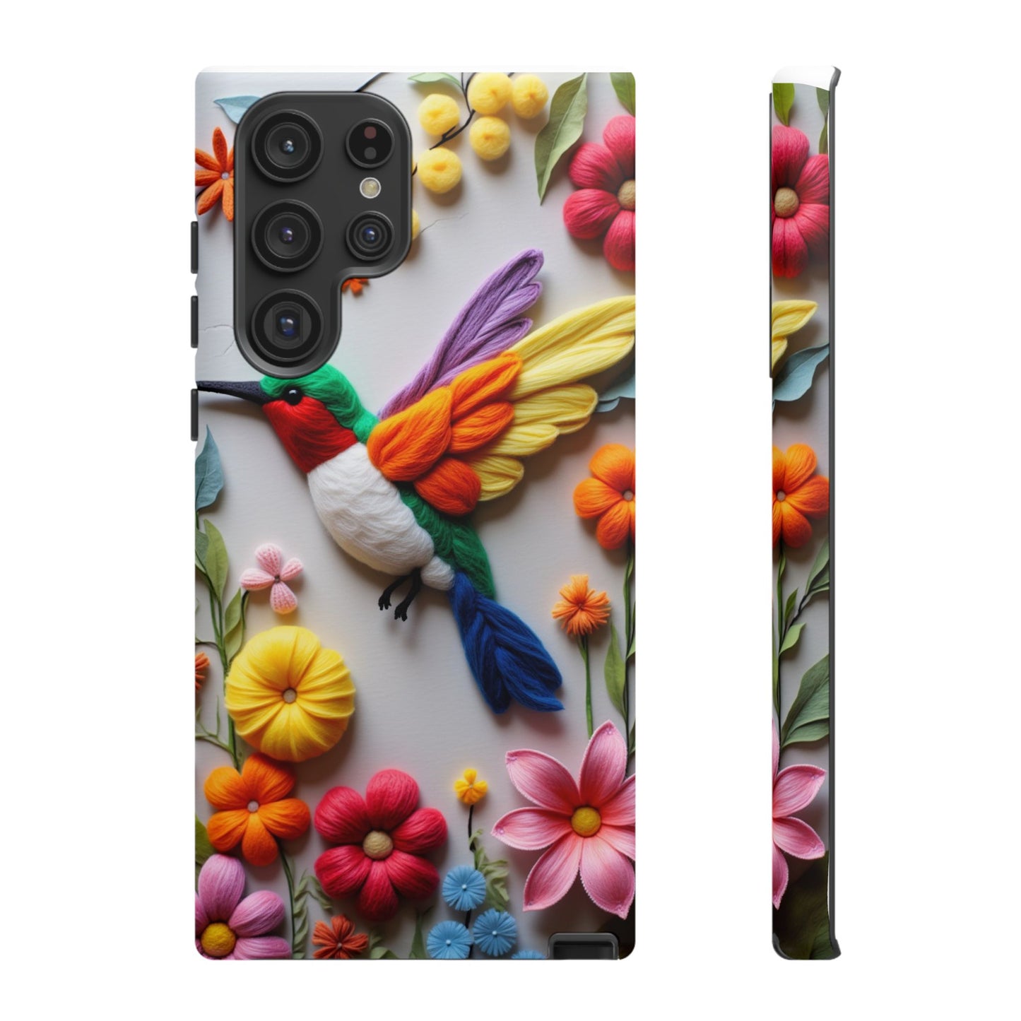 Elegant Hummingbird with Floral Mosaic Design | Nature's Artistic Vibes | Pixel 8 pro