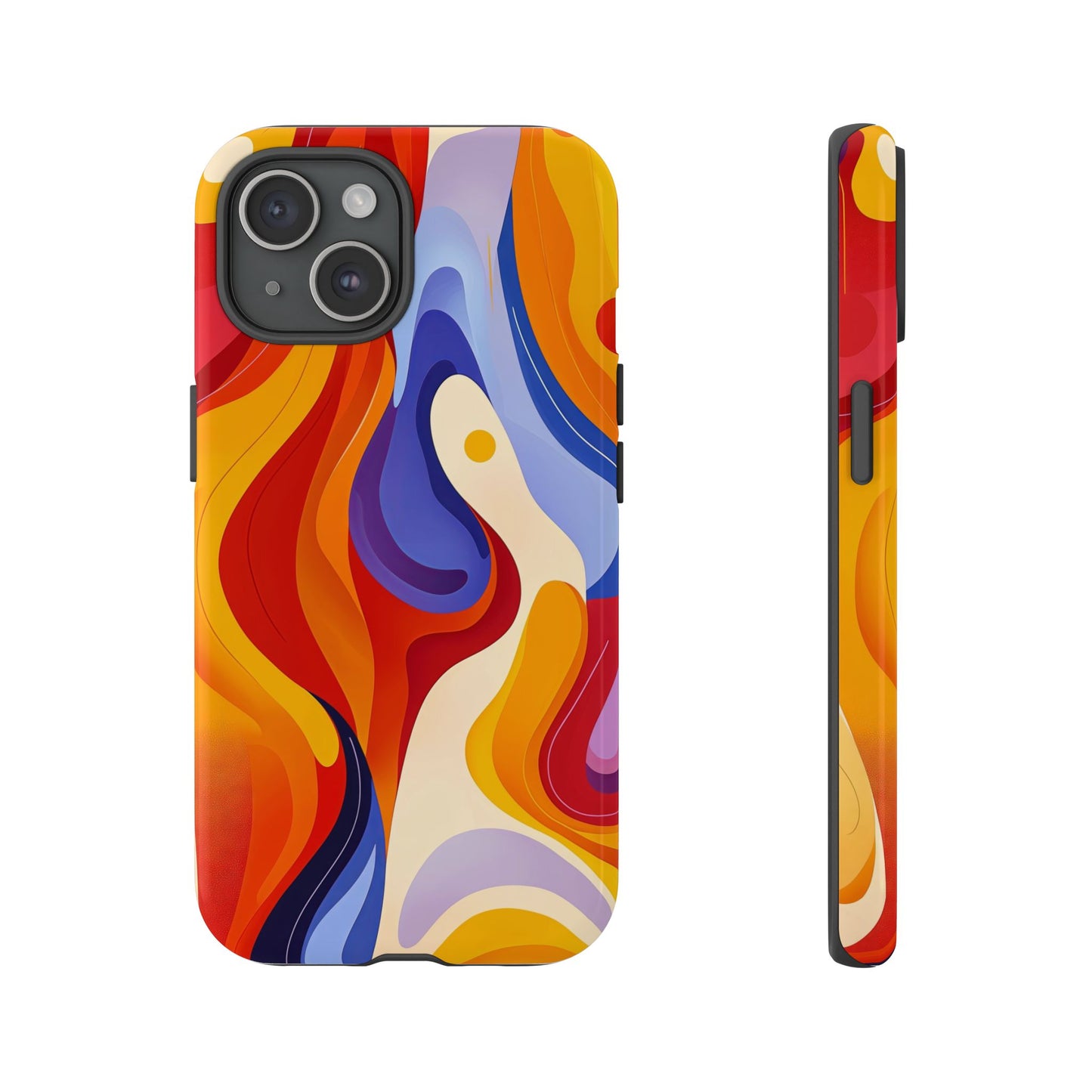 LavaFlow – Vivid Heatwave Abstract Phone Case for iPhone, Samsung & Pixel