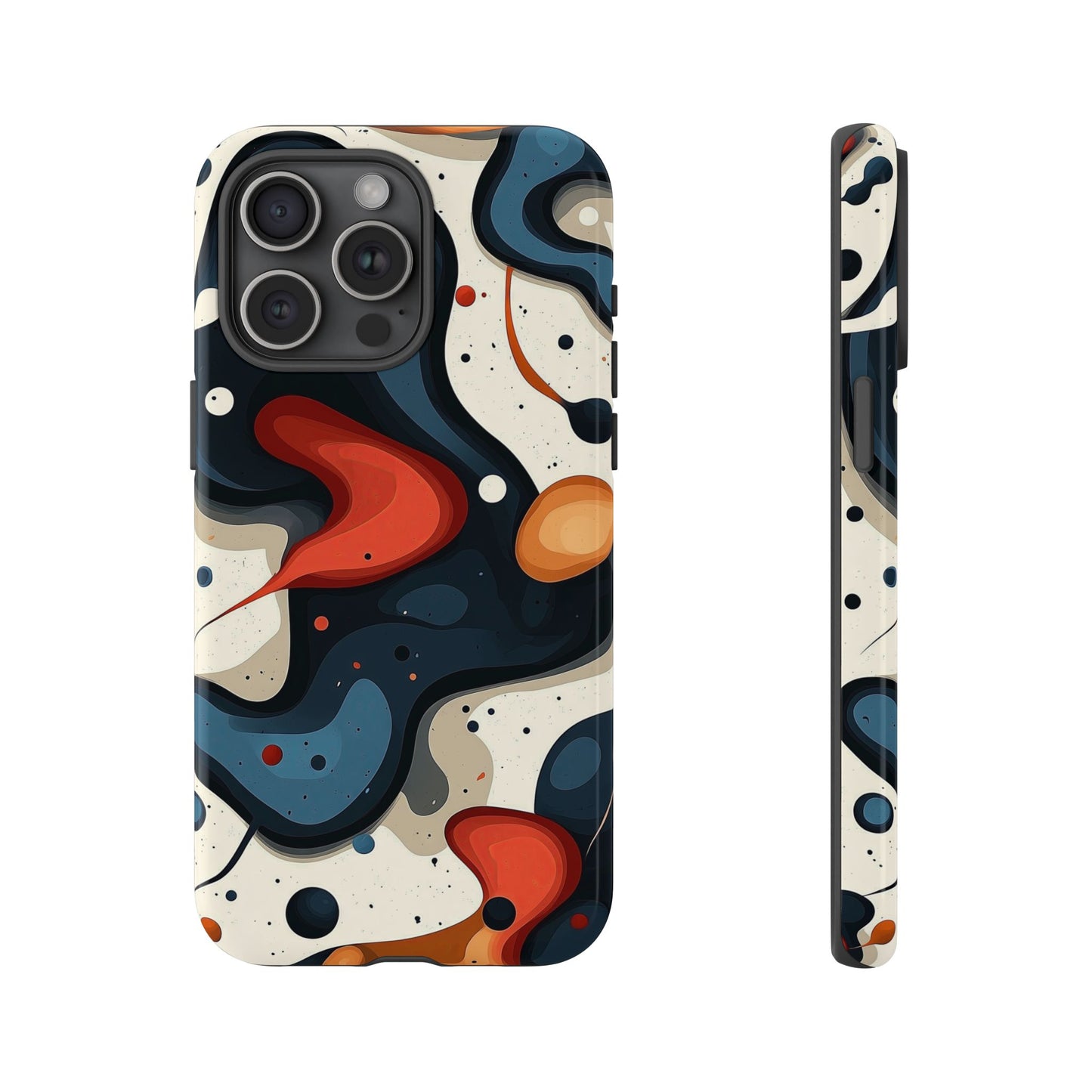 Molten Drift – Abstract Art Phone Case for iPhone, Samsung & Pixel