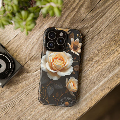 Elegant 3D Floral Design, Botanical Phone Case design for Iphone.
