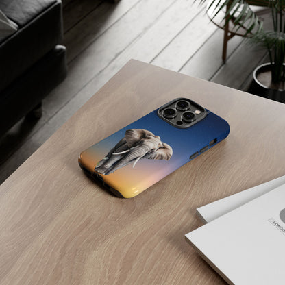 Celestial Elephant Mobile Cover – Dreamy Night Sky Aesthetic