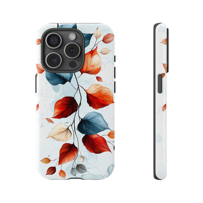 Crimson Drift | Minimalist Botanical Phone Case for iPhone, Pixel & Samsung