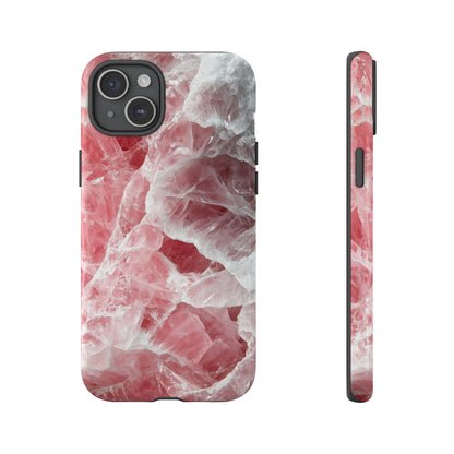 Rose Quartz Crystal Phone Case for iPhone, Samsung & Google Pixel