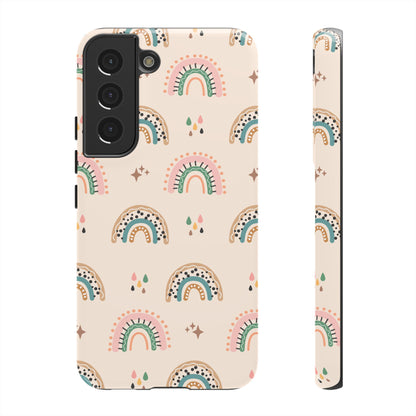 Retro Rainbow Phone Case – Vintage Aesthetic Cover for iPhone, Samsung & Google Pixel