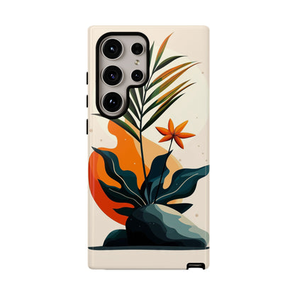 Tropical Bloom – Minimalist Nature Phone Case for iPhone, Samsung & Pixel
