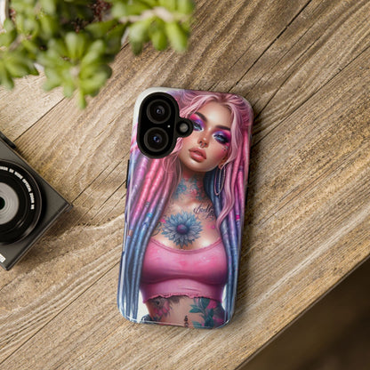 Boho Dream – Vibrant Dreadlocks & Floral Ink Mobile Cover