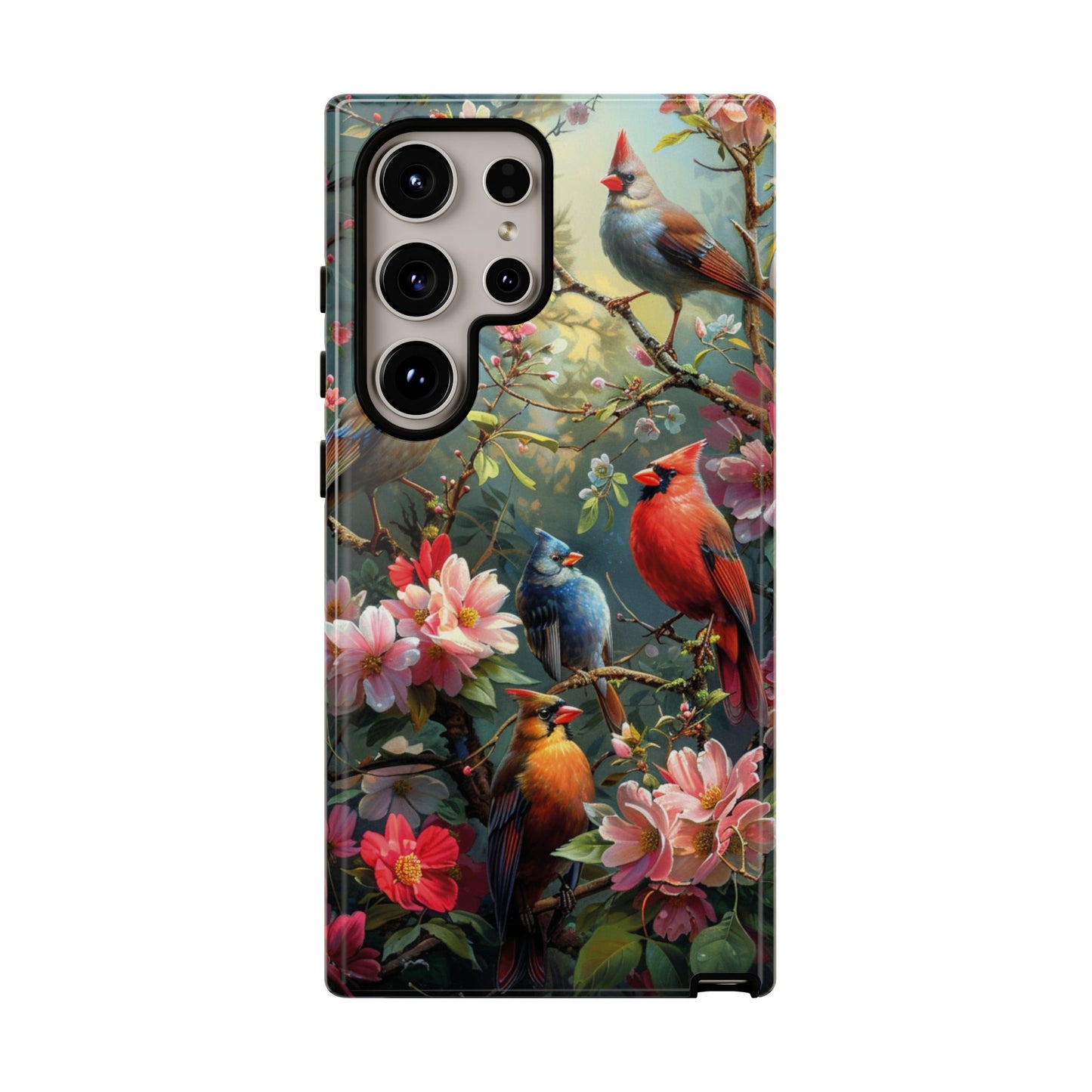 Floral Birds Phone Case – Cute & Protective Cover for iPhone, Samsung & Google Pixel