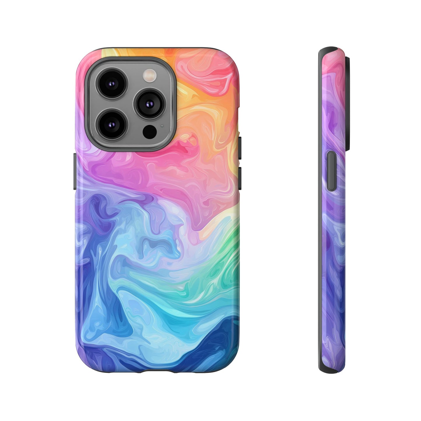Prism Swirl Watercolor Phone Case for iPhone, google Pixel & Samsung