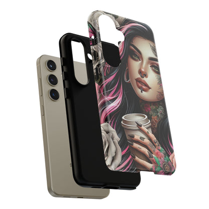 Gothic Rose Coffee Queen Mobile Case
