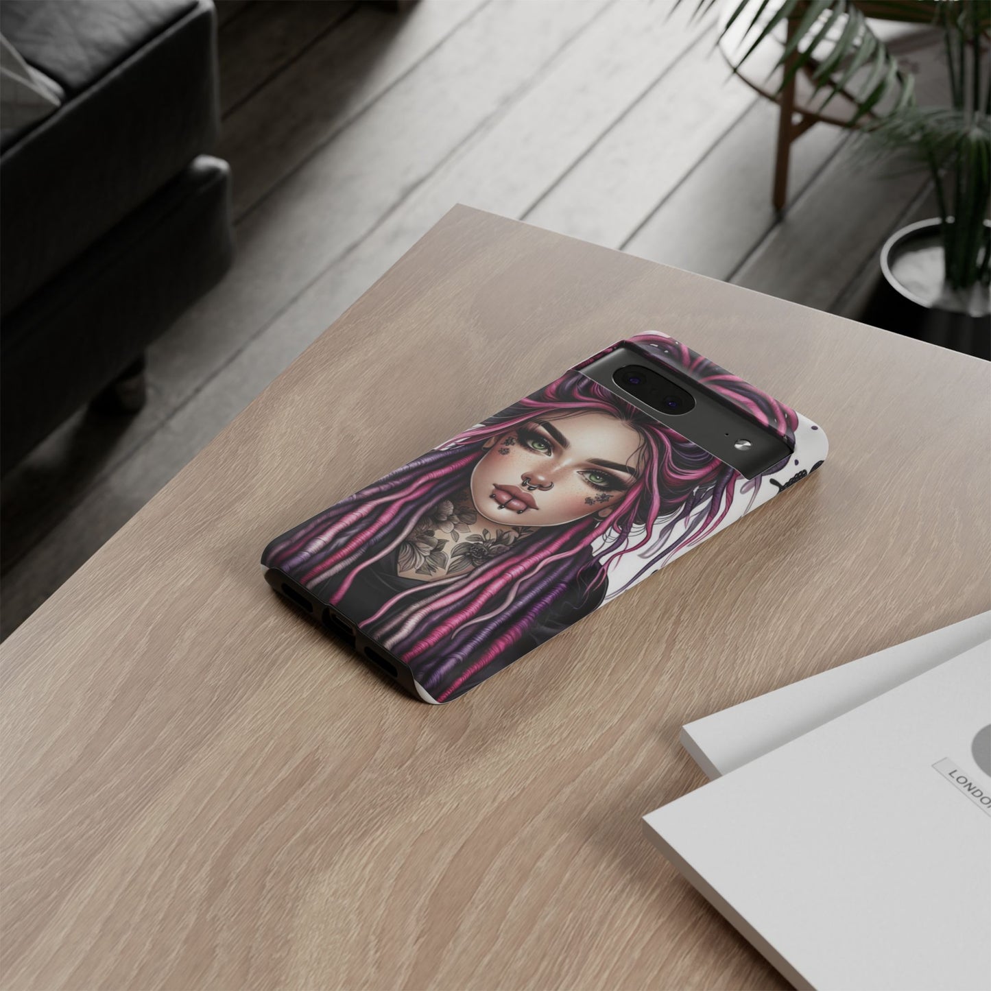 Neon Gothic Beauty Mobile Case