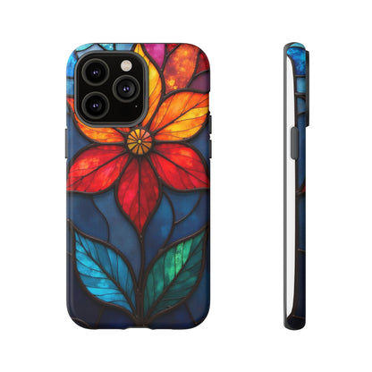 Radiant Blossom: Red and Orange Floral Elegance