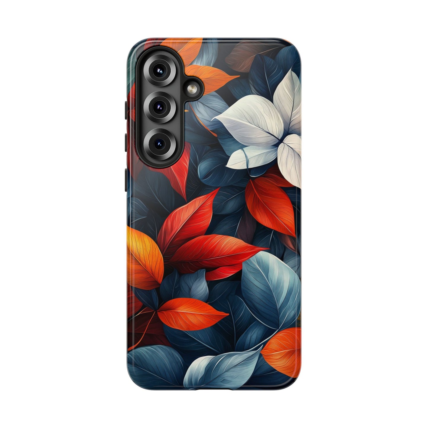 Autumn Midnight Leaves | Luxe Floral Phone Case for iPhone, Pixel & Samsung