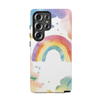 Rainbow Whimsy Watercolor Phone Case for iPhone, google Pixel & Samsung