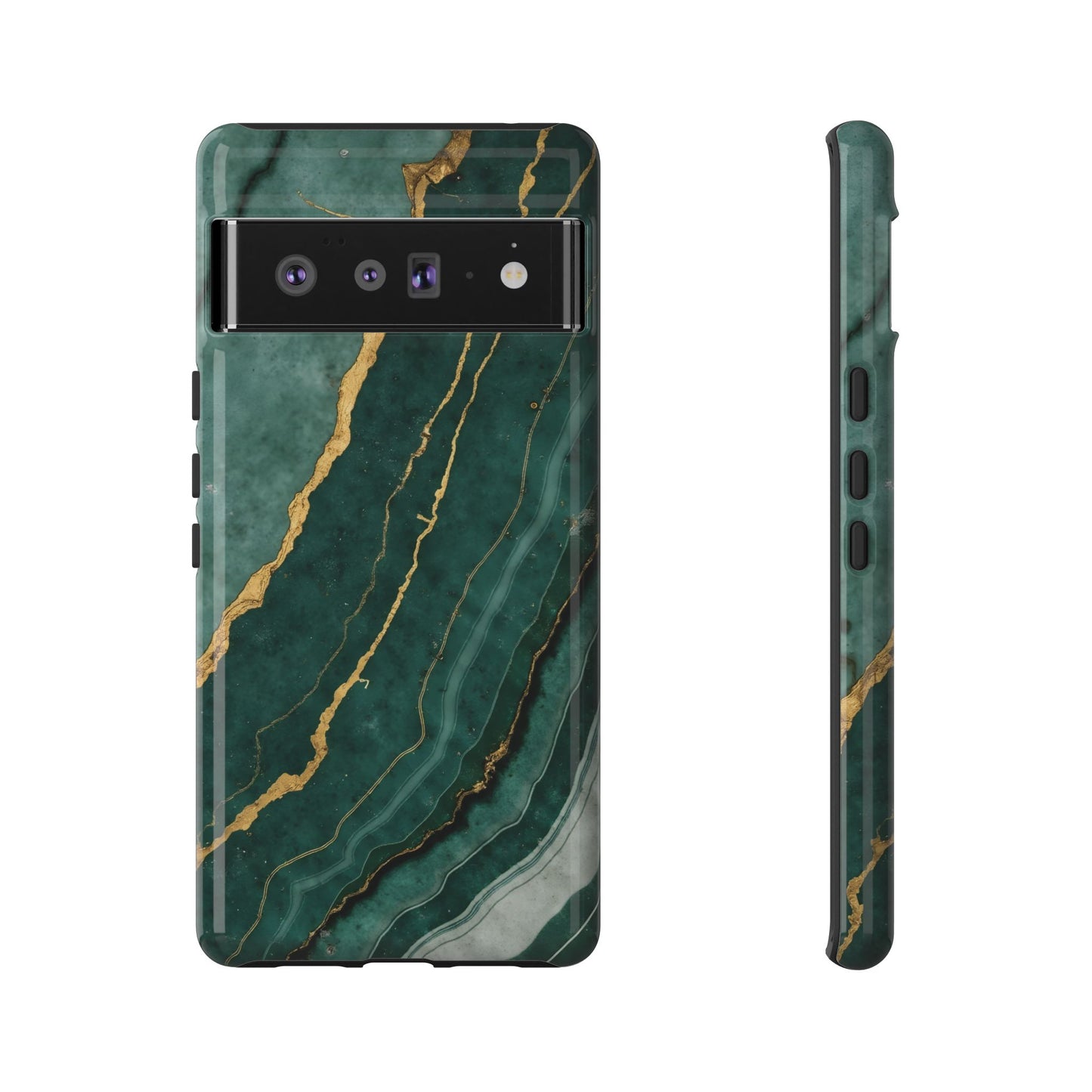 Jade Green Marble Case Design
