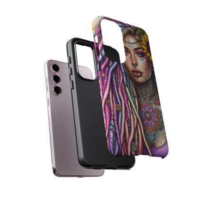 Boho Mandala Goddess – Ethereal Tattoo Art Mobile Cover