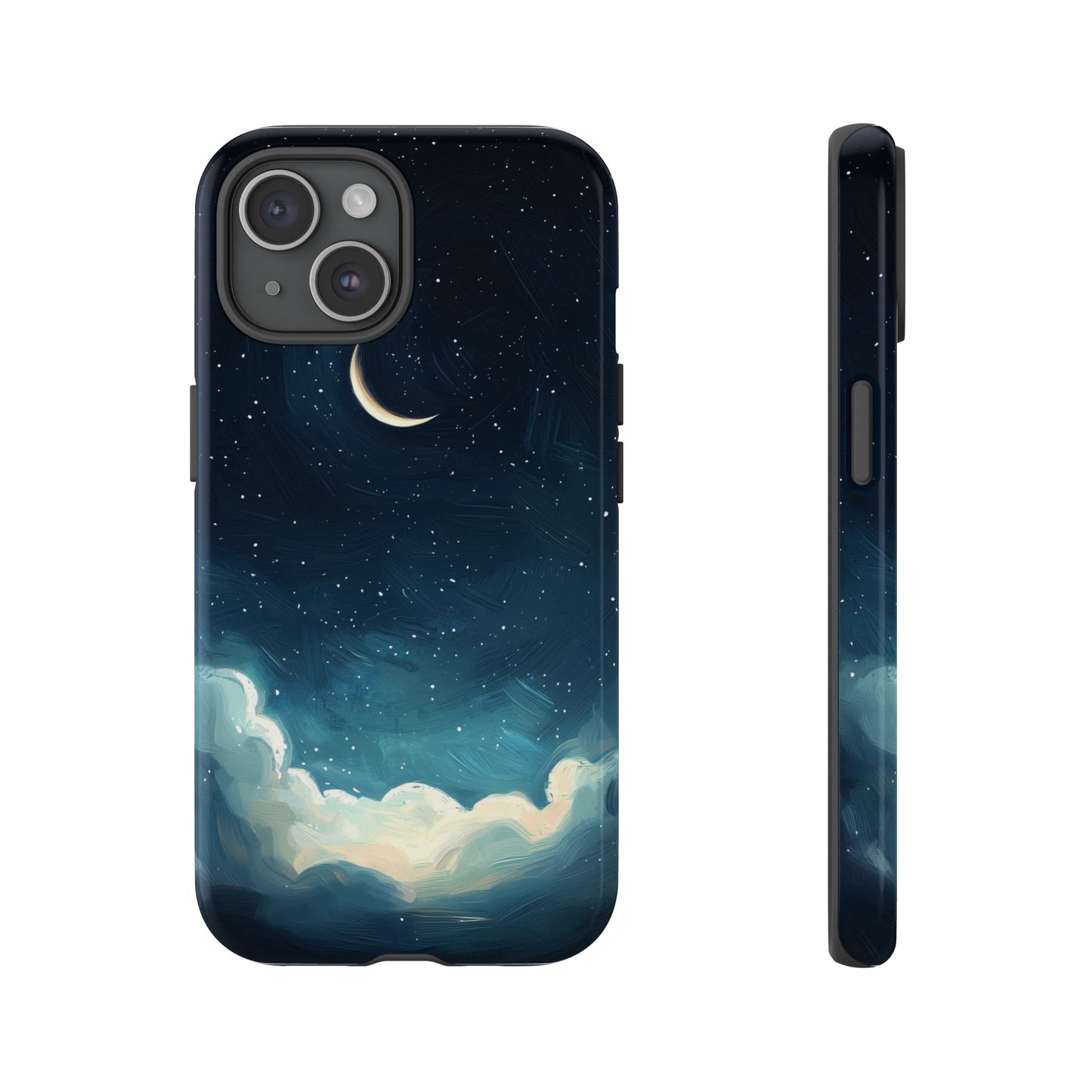 Midnight Aurora Watercolor Phone Case for iPhone, google Pixel & Samsung