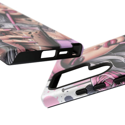 Pink Aesthetic Rebel – Iced Coffee & Inked Beauty Mobile Cover