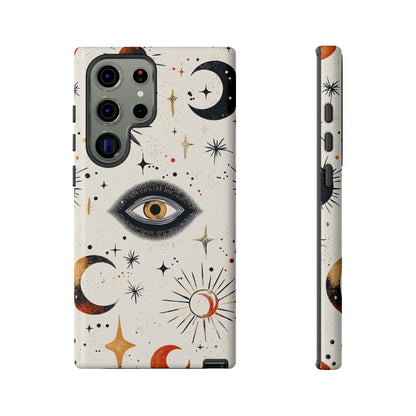 Mystic Moon & Stars Boho Phone Case for iPhone, Pixel & Samsung