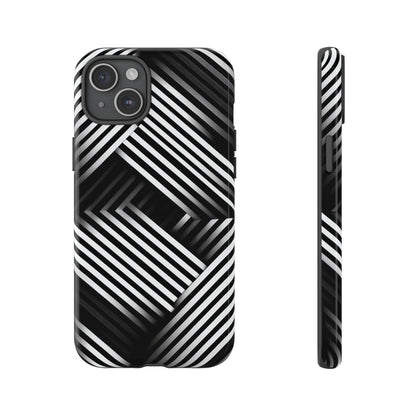 Monochrome Matrix Phone Case for iPhone, Pixel & Samsung